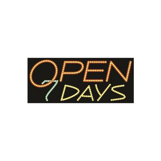 Cre8tion LED signs Open 7 Days 2, O0202, 23064 KK BB